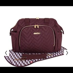 Fisher-Price Harper Frame Chevron SatchelDiaperBag